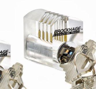 BROCKHAGE® Clear Practice Lock (Standard Pins)